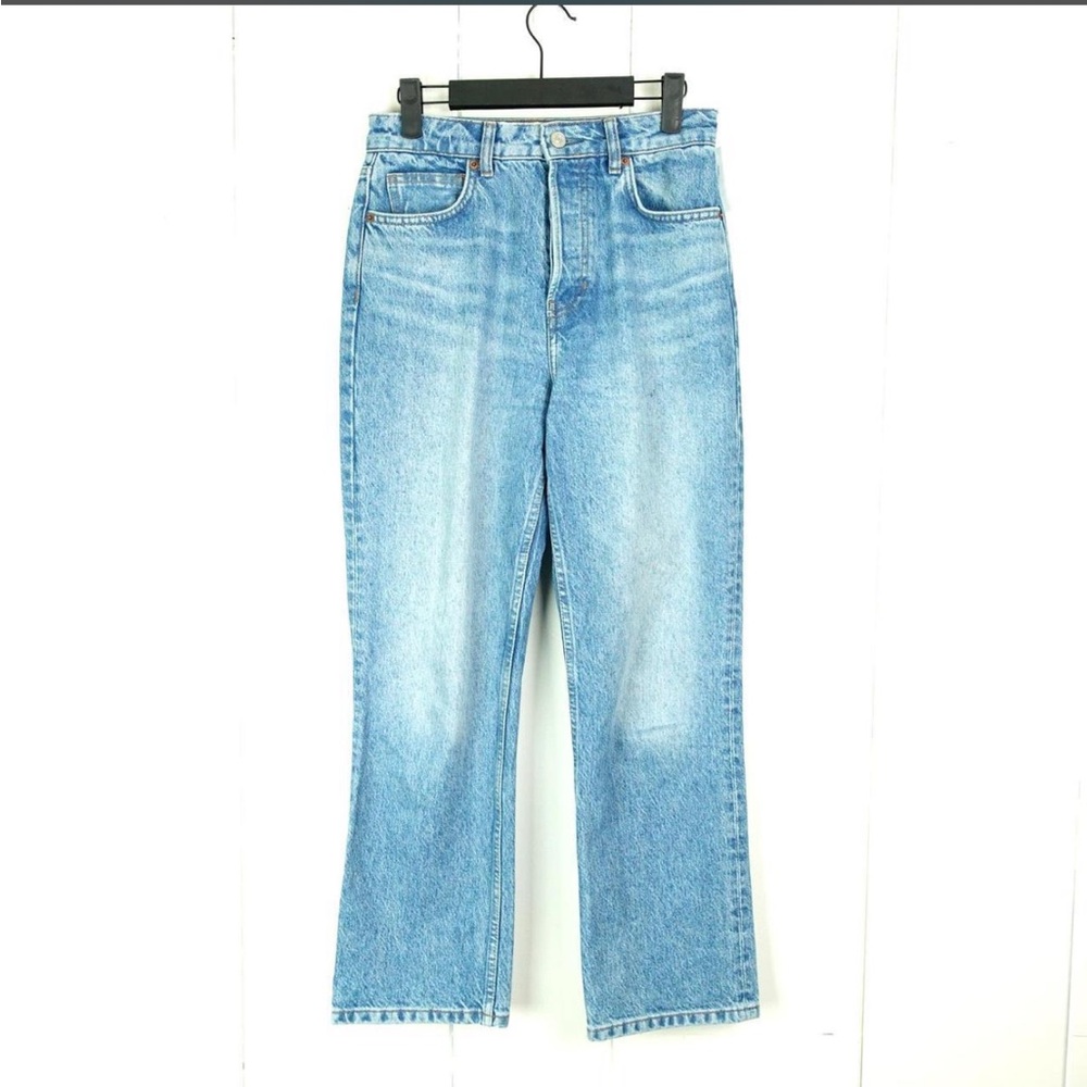 Reformation Jeans Womens SZ 26 Cynthia High Rise Straight Cropped.